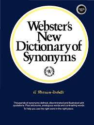 Check spelling or type a new query. Webster S New Dictionary Of Synonyms 1984 Dictionary Linguistics