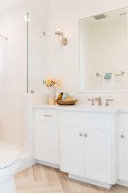 Lots of people have been using on line for finding facts, guidelines, posts or any herringbone floor to die fr pinterest herringbone via za.pinterest.com. Rectangular White Mirror With Extra Wide Single Bath Vanity Transitional Bathroom