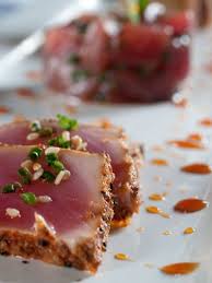 Mi Cuit De Thon Frais Au Sesame Recette Thon Mi Cuit Recette Recettes De Cuisine