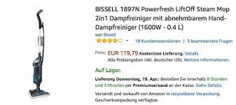 Bissell Powerfresh Lift Off Steam Mop Bissell 1897n Powerfresh Liftoff Steam Mop 2in1 Dampfreiniger Dampfreiniger Steam Kuche Und Haushalt