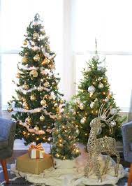 Three chrsitsmas trees in the garden shop; Touches Of Christmas In Our House Celebrations At Home
