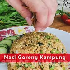 Nasi Goreng Kampung How To Cook The Best Indonesian Fried Rice Video Recipe Video Nasi Goreng Recipe Food Processor Recipes Easy Asian Recipes