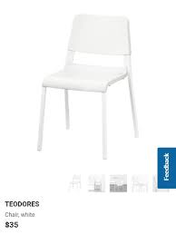Hong kong and macau 1 x teodores chair article no: Moving Out Sale Teodores Chair White Furniture Home Living Furniture Tablets Sets On Carousell