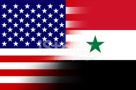Die jetzige flagge syriens wird von der syrischen arabischen republik seit 1980 verwendet. Usa Und Syrien Flagge Stockfotos Freeimages Com