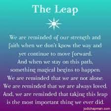 Inspirational faith quotes and sayings on being blessed. Leap Of Faith Quotes About Love Quotesgram
