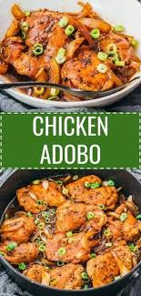 Best Traditional Filipino Chicken Adobo This Easy Dinner Recipe Is Made On The Stovetop Chicken Thights Recipes Adobo Chicken Boneless Chicken Thigh Recipes