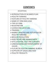 B Plan Poultry Farming Poultry Farm Poultry Business Plan Template