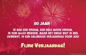 Fijne Verjaardag 80 Jaar Oude Man Foto S