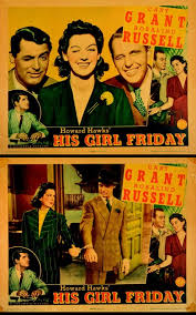 His Girl Friday | Lobby Card | Movie Posters | Limited Runs