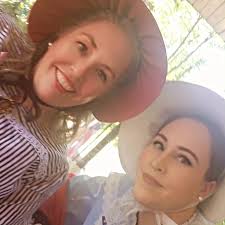 Costumed visit to Silver Dollar City with mother and daughter