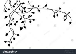 Ivy Vine Silhouette Vector Elegant Black Stock Vector Royalty Free 1120641263 In 2020 Silhouette Vector Decorative Borders Ivy Vine