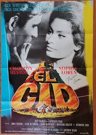 Buy El Cid, Sophia Loren Signed Autographed 33x23 Movie Poster Online in  India