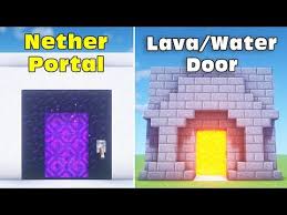 Does not require any extensive … Minecraft 3 Simple Redstone Build Hacks Lava Water Door Nether Portal 1 Tank 31 Tutorial Youtube In 2021 Minecraft Minecraft Redstone Redstone