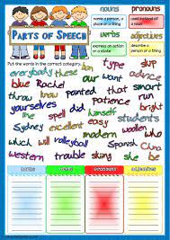 Adjectives are descriptive words that modify nouns. Verbheets Parts Of Speech Examples And Definitions In Sentence Finder Free Samsfriedchickenanddonuts