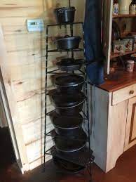 Cast iron pan display in pantry. Hugedomains Com Iron Storage Cast Iron Kitchen Standing Cabinet