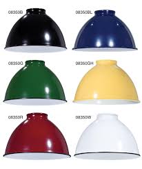7 1 16 Industrial Style Metal Dome Shades 2 1 4 Inch Lip Fitter Metal Lamp Shade Industrial Style Lamps Metal Lamp