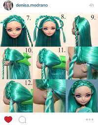 Hairstyle Tutorial By Denisa Medrano Part 2 Barbie Doll Hairstyles Barbie Hairstyle Dolls Clothes Diy