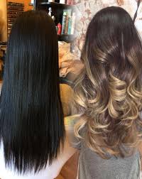 Hair Transformation Before And After Jetblack Hair Balayage Ashblonde Hair Transformation Light Hair Balayage Hair