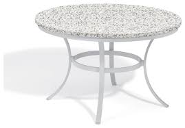 Grain wood furniture valerie 63. Travira Round Dining Table Contemporary Outdoor Dining Tables By Oxford Garden Houzz