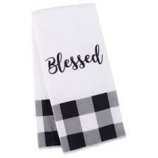 Black And White Buffalo Check Ribbon Walmart Home Collection Buffalo Check Sentiment Kitchen Towels 15x25 In Buffalo Plaid Decor Buffalo Check Christmas Decor Kitchen Towels