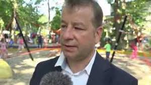 Bürgermeister Frank Balzer im Gespräch mit Christian Zschiedrich