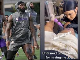 Kobe bryant tattoos tattoo guys tribute tattoos bryant lakers black mamba sleeve tattoos tatting tattoo ideas oriental. Photos Lebron James And Anthony Davis Get Kobe Bryant Tattoos