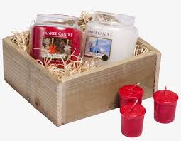 Gift Box Yankee Candle Welcome Christmas Housewarmer Jar Png Image Transparent Png Free Download On Seekpng
