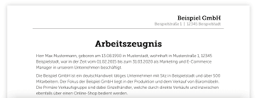Im folgenden finden sie hilfreiche informationen rund um das thema arbeitszeugnis. Qualifiziertes Arbeitszeugnis Muster Profi Tipps