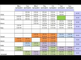 Demo Of Restaurant Schedule Template Using Excel Youtube Download a free rotation schedule template for excel to automatically create a work rota schedule in the first two worksheets (rotation and rotation_advanced), the rota schedule is defined by.