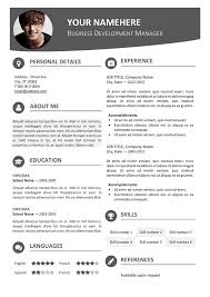 Chronological, functional, and a combination. Hongdae Modern Resume Template