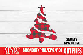 Christmas Tree Buffalo Plaid Graphic By Ktwop Creative Fabrica