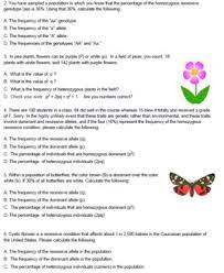 Assume that the population is in. Hardy Weinberg Problem Set Key By Biologycorner Tpt