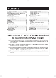 Dmr0145 Microwave Oven User Manual R22jt 01 07 Sharp