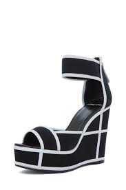 Black And White Wedges Sandals Pierre Hardy Ankle Wedge Ankle Wedges Black And White Wedges Fabulous Shoes