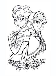 Coloriage elsa et anna sont des images de deux sœurs princesses fées du dessin animé disney frozen. Coloriage D Elsa Et Anna De La Reine Des Neiges