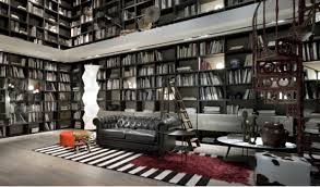 A large piece of limestone with stacked logs acts as art in the living room, while black and steel finishes. 17 Minimalist Shelving System Design For Modern Living Room Interior Design Ideas Ofdesign