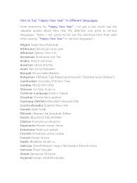 I can't take my eyes off of you! How To Say Happy New Year In Different Languages