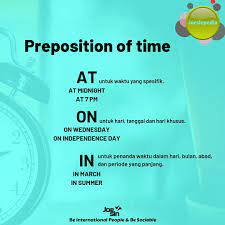 Unibridge project text speak indonesian language in an online world. Watch The Best Youtube Videos Online Ini Dia Perbedaan Penggunaan Preposition Of Time At On In Ada Lagi Contoh Lain Peng Idiom Belajar Bahasa Inggris Tanda