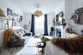 A Boho Rustic Victorian Home Is Cozy And Scandi Inspired Indian Living Rooms Boho Living Room Scandinavian Decor