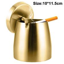 The size of image is 736 x 1175 and this. Windproof Ashtray For Cigarettes Outdoor Ashtrays For Patio Beautiful Tabletop Smoke Stainless Steel Ashtray For Home Office Walmart Com Walmart Com