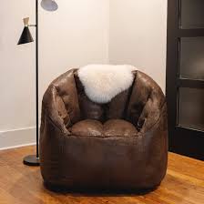 Big Joe Milano Large Bean Bag Chair, Blazer 3ft, Espresso