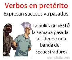 Ejemplo De Verbos En Pasado O Preterito
