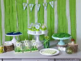 If you will go to baby shower themes that are usually associated with baby shower, but not necessarily typical, then you can go with frog theme baby shower. Host A Frog Themed Birthday Party Joy In The Commonplace