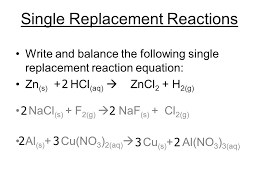 The products of this reaction are a salt and water. Types Of Reactions 1 Synthesis Reactions 2 Decomposition Reactions 3 Single Displacement Reactions 4 Double Displacement Reactions 5 Combustion Reactions Ppt Download