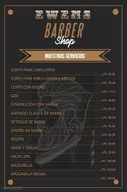 Copy Of Regal Men S Barber Shop Price List Template Barber Shop Vintage Barber Shop Decor Barber Shop