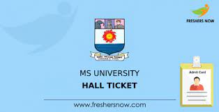 Recently nmu university issued fyba part 1, syba part 2, tyba part 3 hall ticket for 2021 exams. Ms University Hall Ticket 2019 Out Msu Ug Pg Sem Admit Card