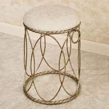 Katryna Vanity Stool Gold Silver New vanity stool swivel chair bedroom furniture makeup bench dress.