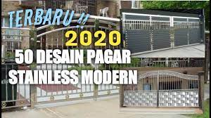 Lihat pagar stainless steel 100 model juni 2019 pengguna sumber : Terbaru 50 Desain Pagar Stainless Modern Youtube