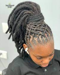 Read on to find out how you can get the best of both worlds. This Maryland Salon Is Slaying Locs With These Haute Designs Dreadlock Hairstyles Black Locs Hairstyles Short Locs Hairstyles