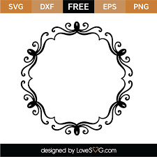 Download Free Monogram Frame Svg Cut File Lovesvg Com